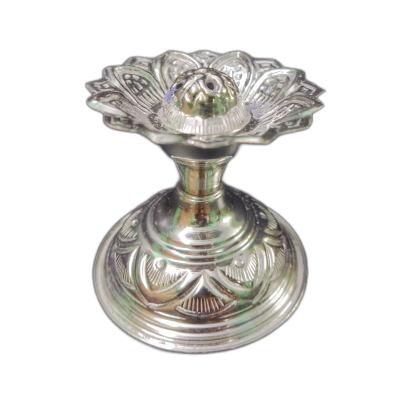 Sterling Silver Mangalore Agarbathi / Agarbatti Stand also known as Sterling Silver Agarbatti Stand or Silver Incense Stick Holder or Silver Vathi Stand is of 92.5% Purity partially machined and handcrafted to perfection by Chennai Silver Smith.